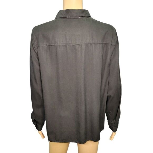 BeachLunchLounge Collection Women's Button Down Shirt (Size L) - Picture 4 of 6